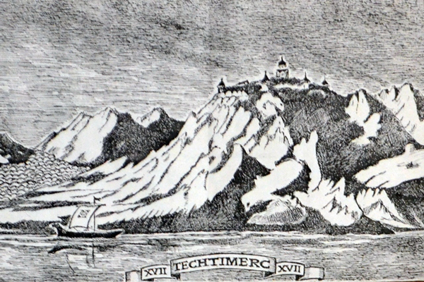 Image - Trakhtemyriv Monastery (engraving).